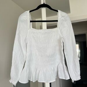 GAP New With Tags 100% Cotton Poplin Long Sleeve Top- XL